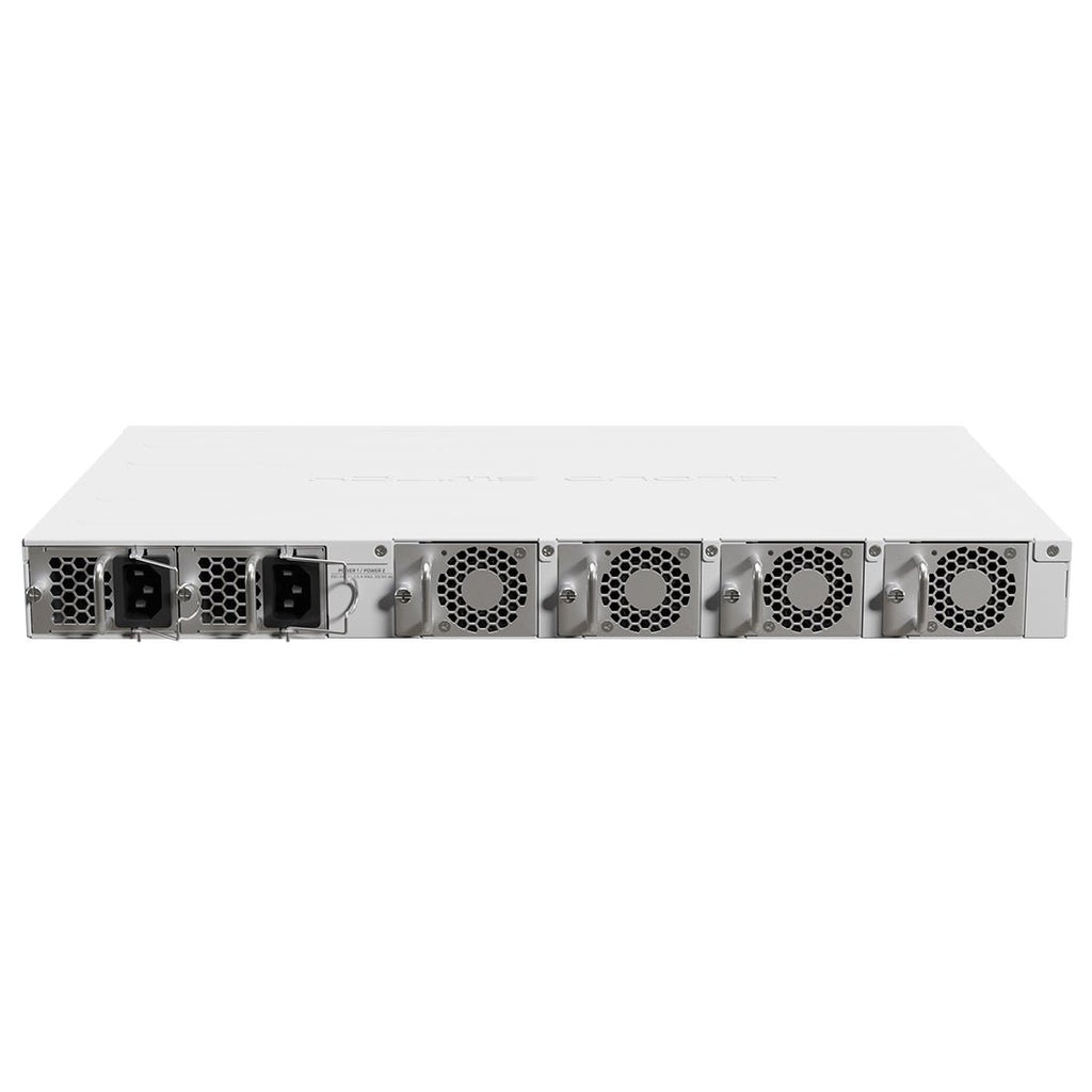 Switch CPU 650MHz 64MB RAM 1 Eth 10/100 16 SFP28 25G 2 QSFP28 100G RouterOS CRS518-16XS-2XQ-RM - SILYMX
