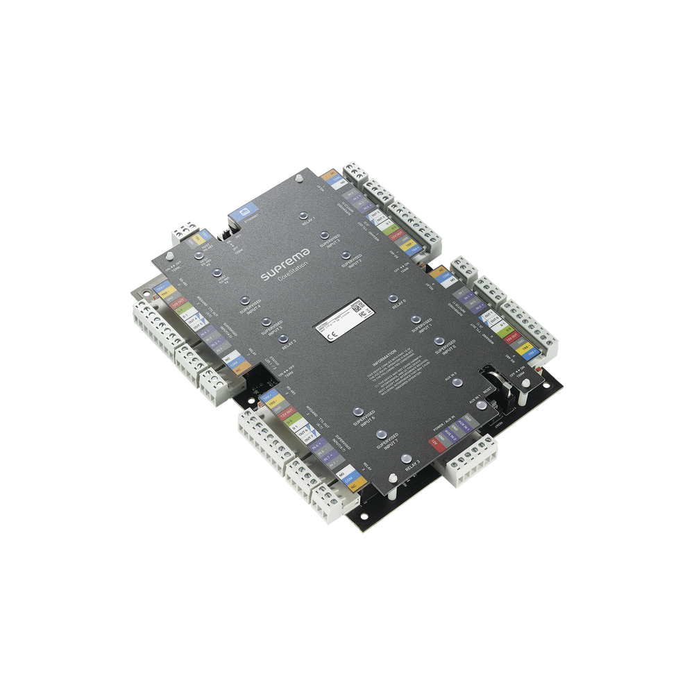 CoreStation Panel de Control de Acceso Biometría Integrada Compatible con Sistema de Elevadores 200,000 Huellas 4 Puertas - SILYMX