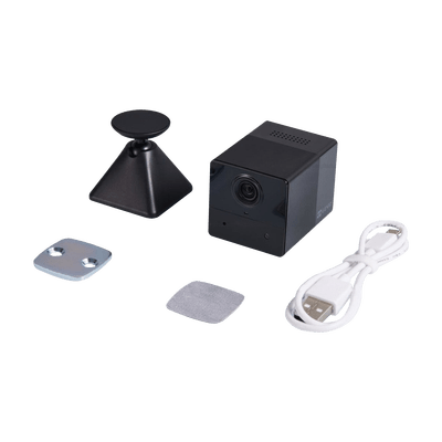 Mini Cámara IP Inalámbrica Con Batería Recargable Cero Cables 2 Megapíxel Uso en Interior Grabación en la Nube Base Magnética Para Adherirla a Superficies Metálica CS-BC2 - SILYMX