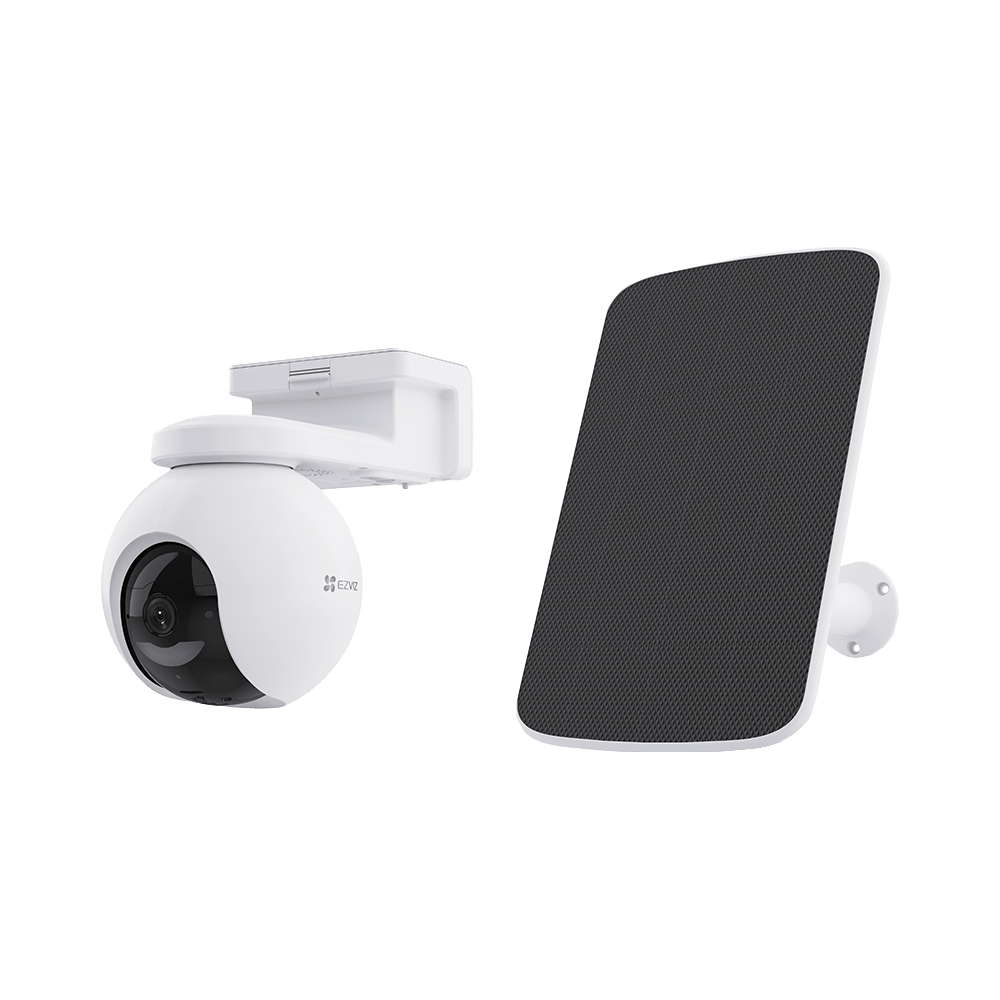 Kit de Cámara de Batería Recargable 10400mAh y Panel Solar Wi-Fi Incluye 1 pieza de CS-CB8 y 1 Pieza de Panel Solar - SILYMX