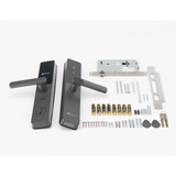 Cerradura Inteligente Wi-Fi Bluetooth Códigos Visitantes Huella,Tag, Contraseña Botón para Timbrar Apertura Remota Alarma Anti-intrusión CS-DL05-R200 - SILYMX