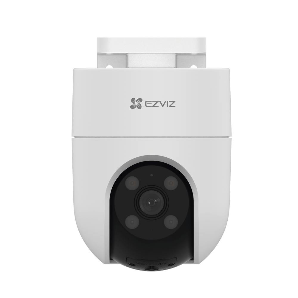 Camara PT WiFi 2 Megapixel Cobertura 360° Detección humana Seguimiento Inteligente Sirena Luz Parpadeante Micro SD Audio Exterior CS-H8C - SILYMX