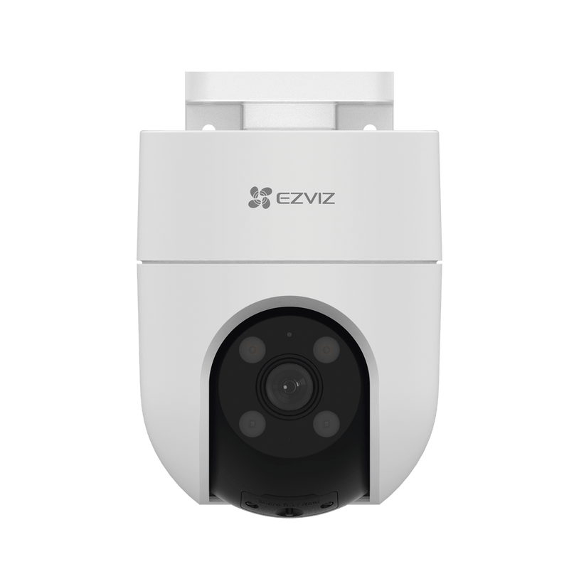Camara PT WiFi 2 Megapixel Cobertura 360° Detección humana Seguimiento Inteligente Sirena Luz Parpadeante Micro SD Audio Exterior CS-H8C - SILYMX