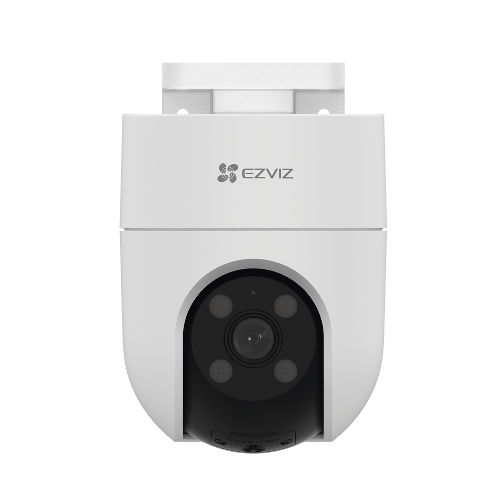 Camara PT WiFi 2 Megapixel Cobertura 360° Detección humana Seguimiento Inteligente Sirena Luz Parpadeante Micro SD Audio Exterior CS-H8C