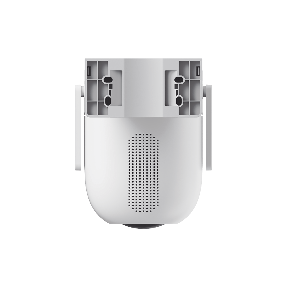 Cámara PT Doble Lente 10 Megapixel (5MP+5MP) IA Detección Humana y Vehiculo Vision Nocturna a Color / Sirena y Luz Estroboscópica Vista Simultánea de Cámara PT y Cámara Fija Audio Bidireccional CS-H9C/10MP - SILYMX