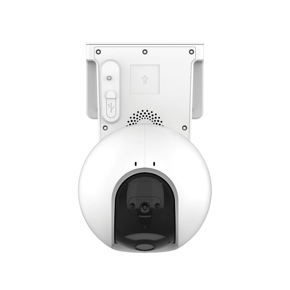 Camara PT Wi-Fi Con Bateria Recargable (Sin Cables) 2K Plus (4 Megapixel) Compatible con Panel Solar CS-CMT-SOLARPANEL-E Seguimiento Inteligente Visión Nocturna a Color Detección humana Exterior CS-HB8 - SILYMX