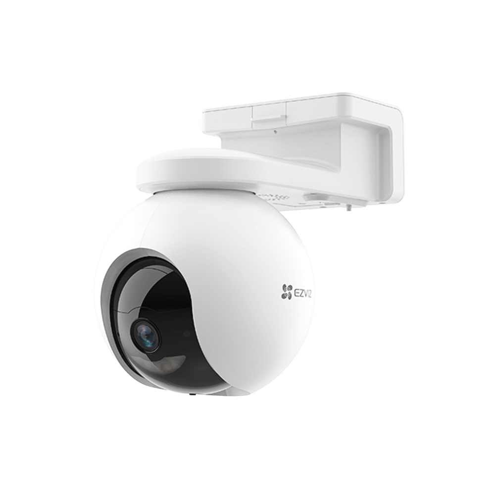 Camara PT Wi-Fi Con Bateria Recargable (Sin Cables) 2K Plus (4 Megapixel) Compatible con Panel Solar CS-CMT-SOLARPANEL-E Seguimiento Inteligente Visión Nocturna a Color Detección humana Exterior CS-HB8 - SILYMX