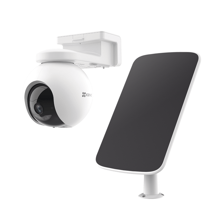 Kit de Cámara de Batería Recargable y Panel Solar Wi-Fi Almacenamiento Gratuito en Memoria Interna de 32 GB Incluye 1 pieza de CS-HB8 y 1 Pieza de CS-CMT-SOLARPANEL-E CS-HB8/K - SILYMX