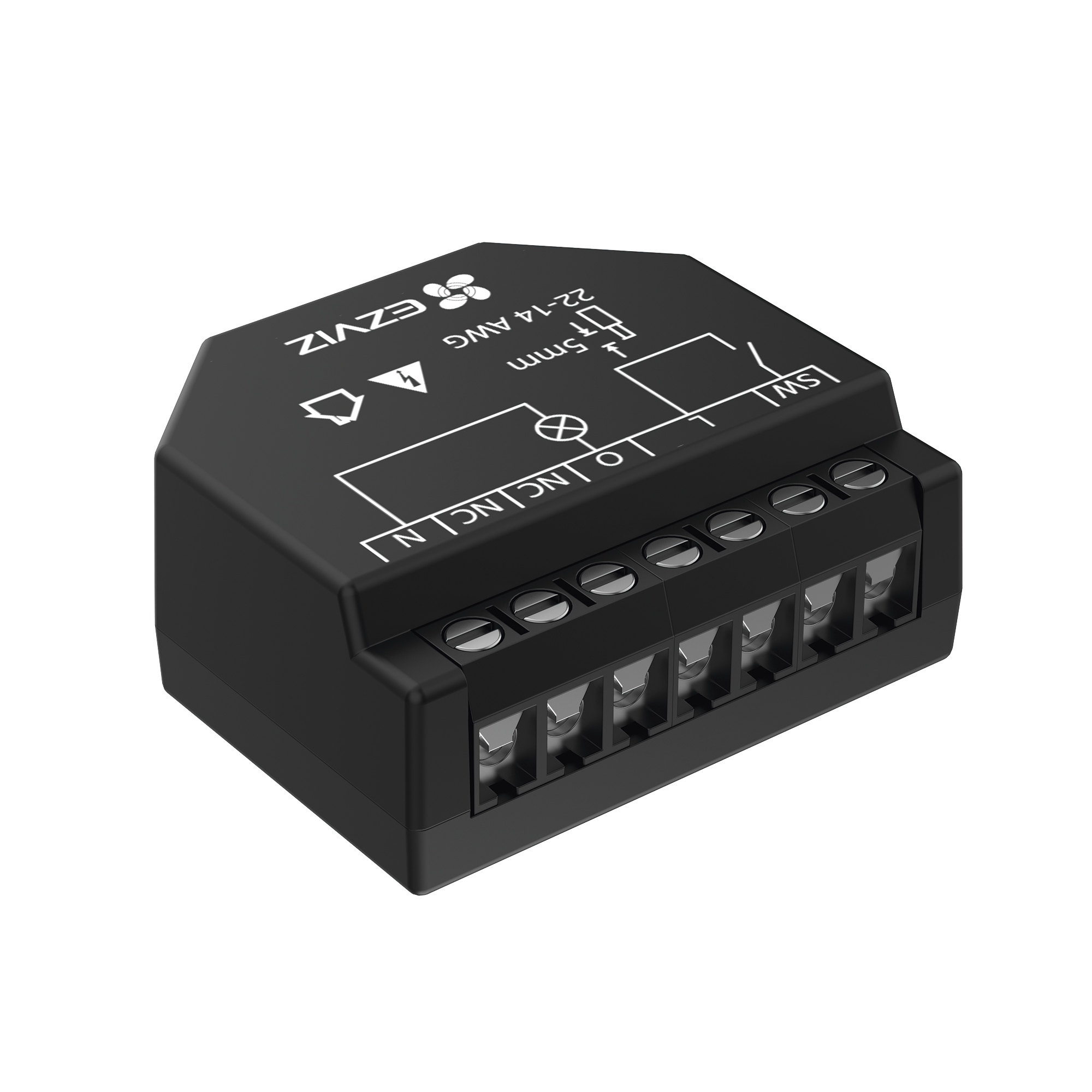 Relevador Wi-Fi  Inteligente Ideal Para Control de Iluminación 1 Salida para un Apagador Control Remoto Horarios Personalizados Registro de Consumo EZVIZ CS-T35 - SILYMX