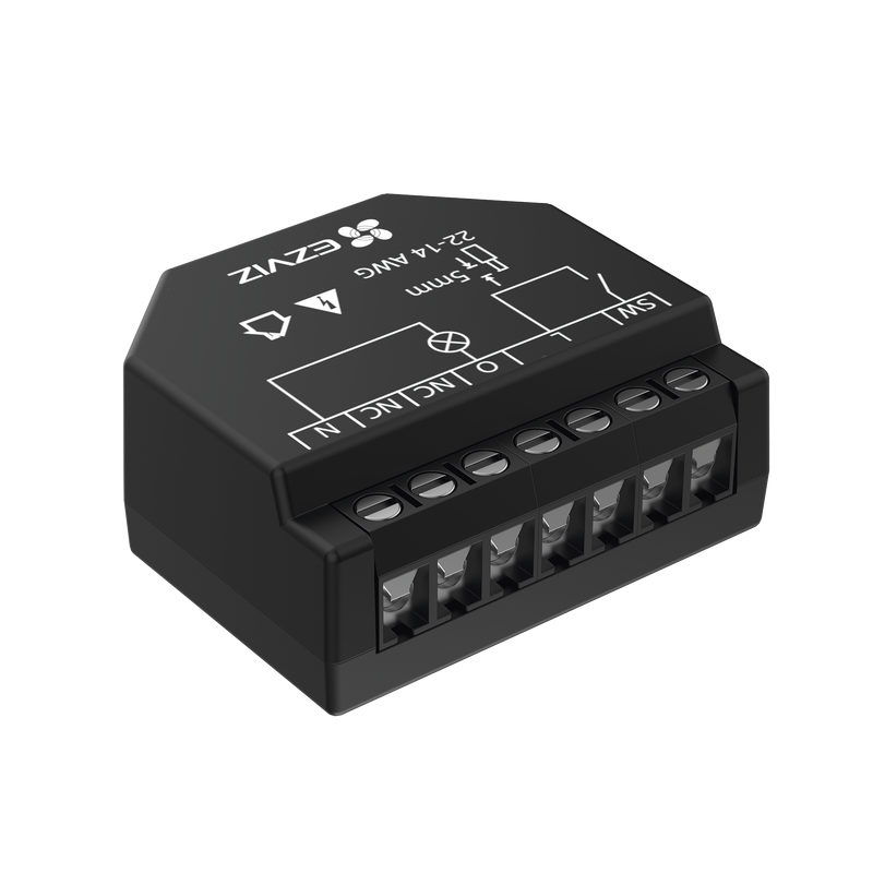 Relevador Wi-Fi  Inteligente Ideal Para Control de Iluminación 1 Salida para un Apagador Control Remoto Horarios Personalizados Registro de Consumo EZVIZ CS-T35 - SILYMX