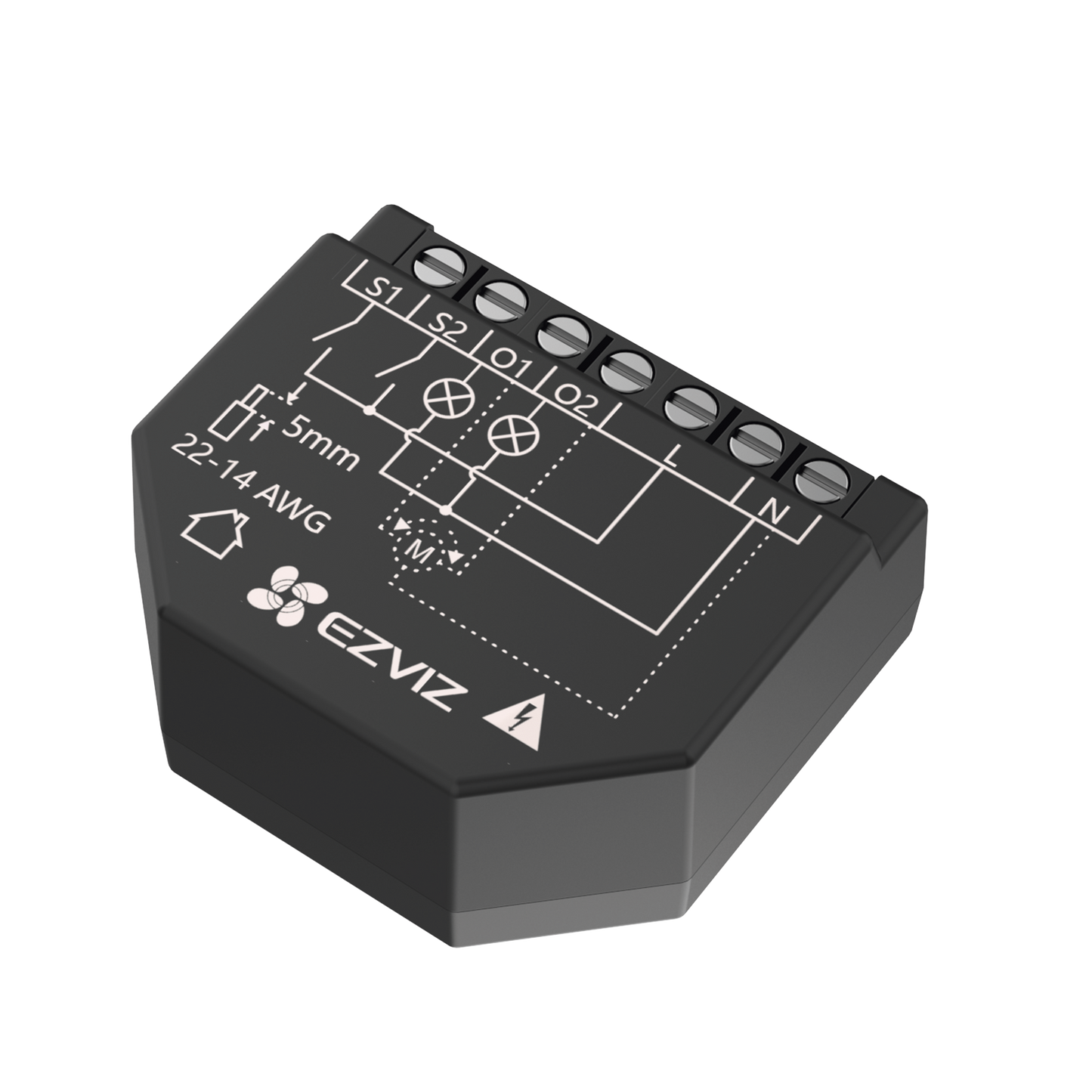 Relevador Wi-Fi Inteligente EZVIZ CST36 | 2 Salidas para Apagadores, Control por App, Estadísticas de Consumo, 110-240V - SILYMX