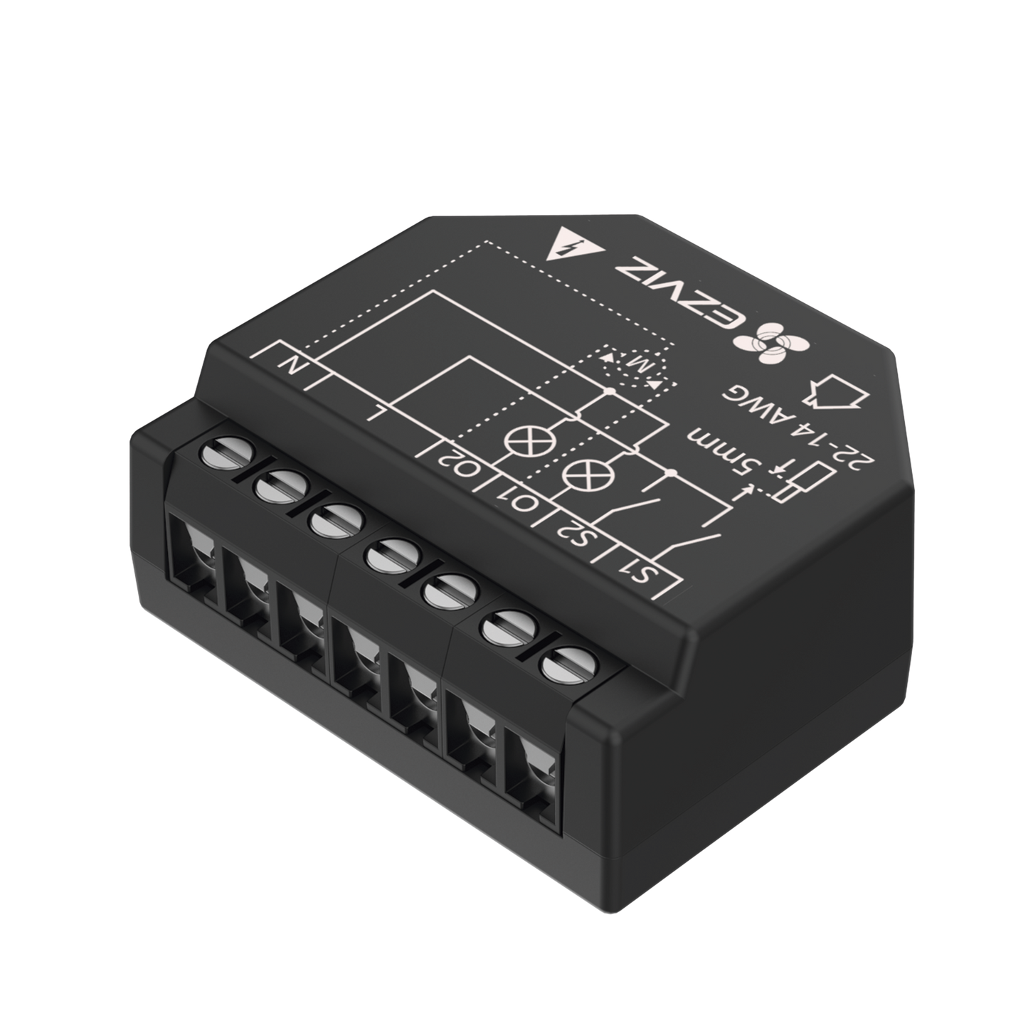 Relevador Wi-Fi Inteligente EZVIZ CST36 | 2 Salidas para Apagadores, Control por App, Estadísticas de Consumo, 110-240V - SILYMX