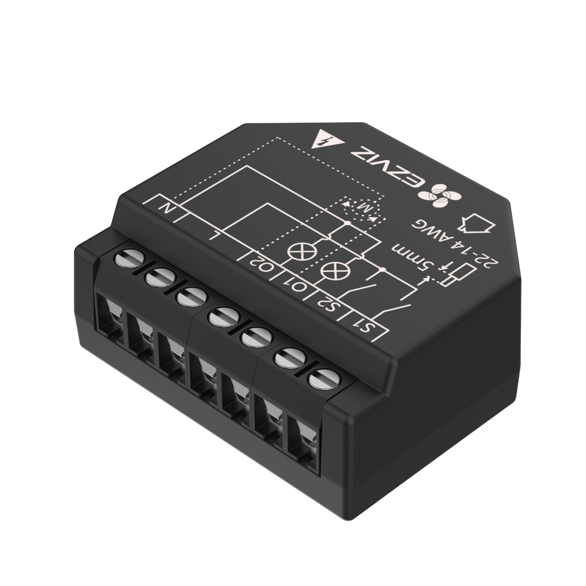 Relevador Wi-Fi Inteligente EZVIZ CST36 | 2 Salidas para Apagadores, Control por App, Estadísticas de Consumo, 110-240V - SILYMX