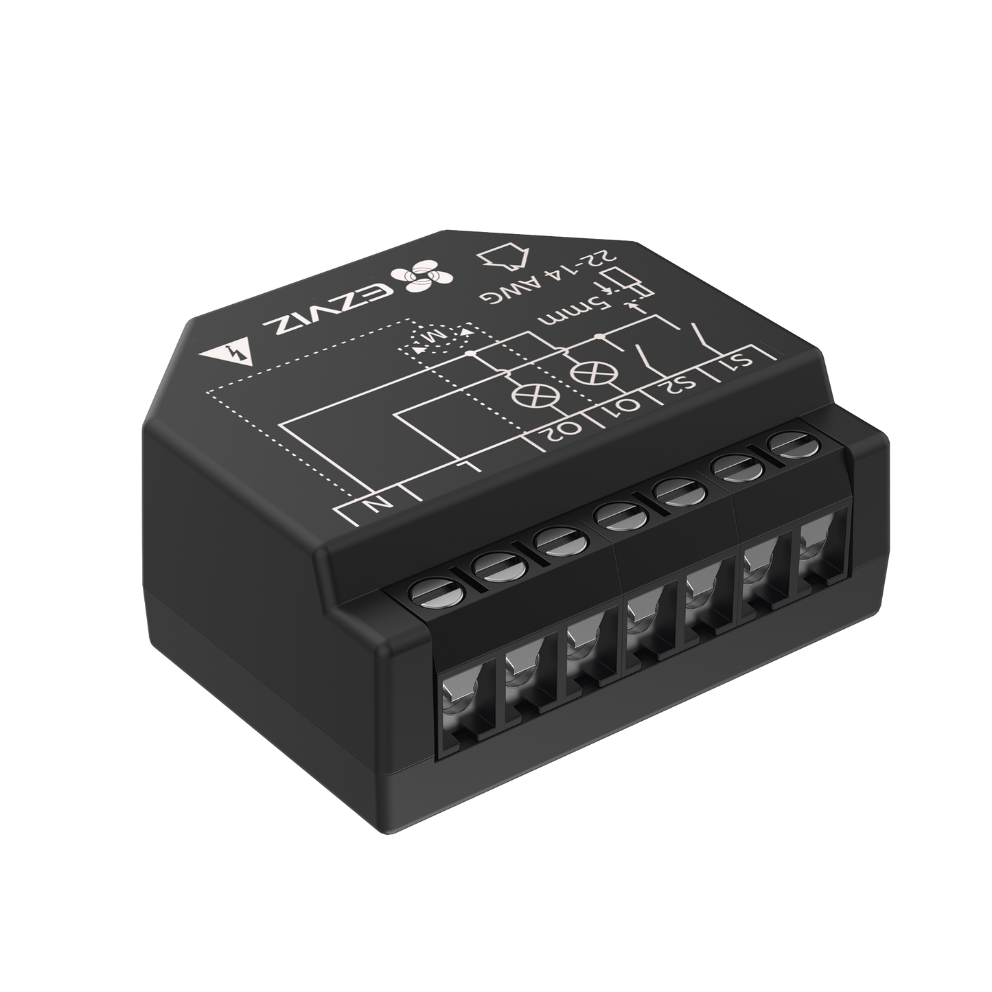 Relevador Wi-Fi  Inteligente 2 Salidas Para 2 Apagadores Ideal Para Control de Iluminación Control Remoto Horarios Personalizados Registro de Consumo 110-240VCA EZVIZ CST36 - SILYMX