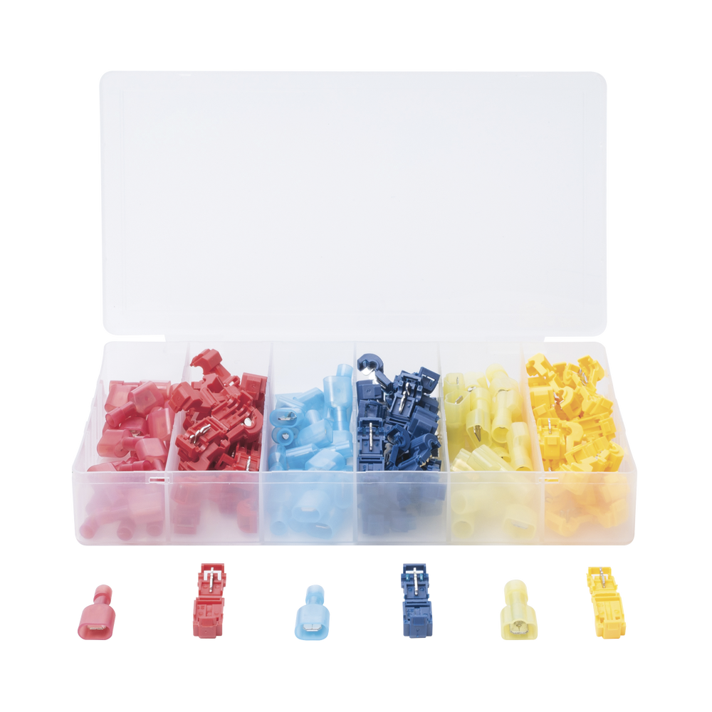 Kit de 60 Conectores para Cableado Eléctrico Tipo T-TAP Conectores tipo Unión CT-T123 - SILYMX