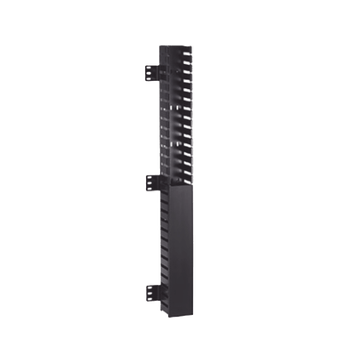 PANDUITCWMPV2340Organizador Vertical IN - Cabinet, Sencillo (Solo Frontal), Para Uso Con Gabinetes Panduit, Montaje Frontal en Riel de Rack, 40 UR, 2.25 in de Ancho, Color Negro - SILYMX