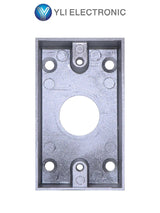 Caja de Montaje para Botón Metálica Forma Rectangular MBB-800A-M - SILYMX