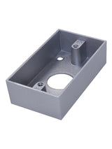 Caja de Montaje para Botón Metálica Forma Rectangular MBB-800A-M - SILYMX