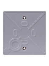 Caja de Montaje para Botón Plástica Forma Cuadrada MBB-800B-P - SILYMX