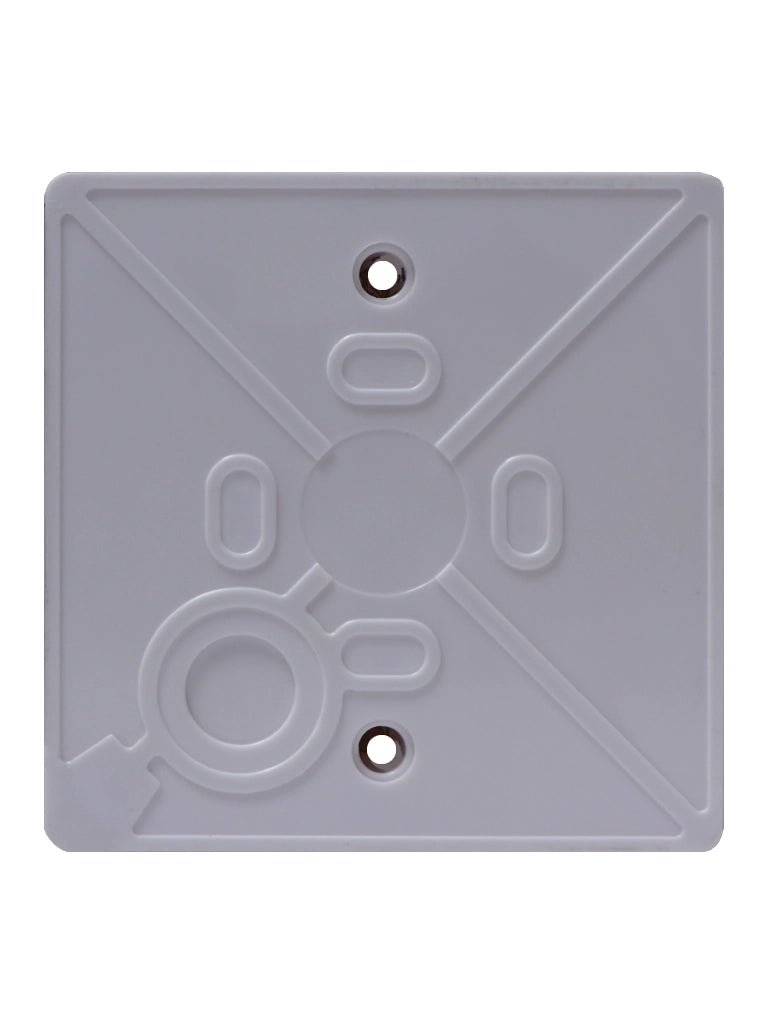 Caja de Montaje para Botón Plástica Forma Cuadrada MBB-800B-P - SILYMX