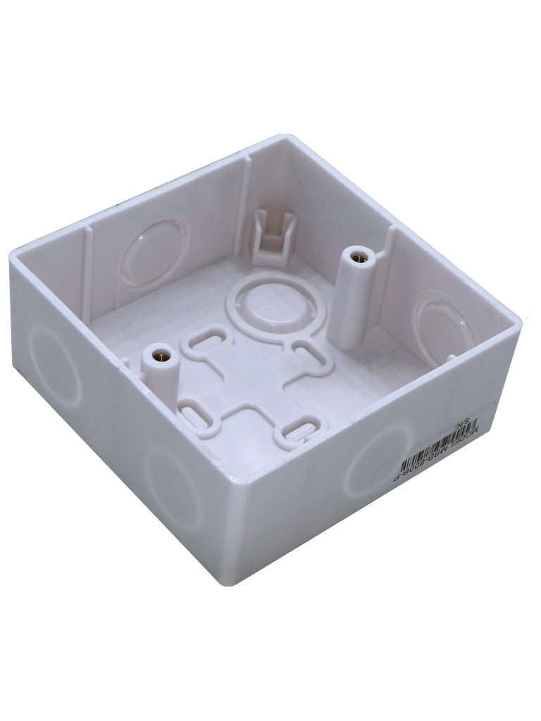 Caja de Montaje para Botón Plástica Forma Cuadrada MBB-800B-P - SILYMX