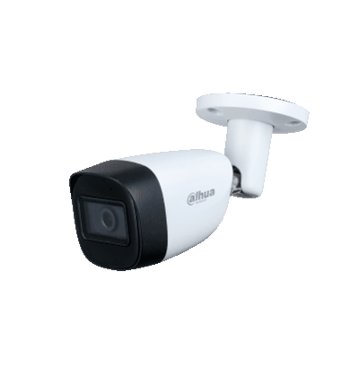 Cámaras Analógicas BalaDAHUADH-HAC-HFW1200CMN-A-0280B-S5Cámara Bullet HDCVI 2MP 1080p Lente 2.8mm Micrófono IR 30m IP67 Dahua DH - HAC - HFW1200CMN - A - 0280B - S5 - SILYMX