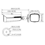 Cámara Bullet Full Color De 5 Mp Con Lente De 3.6 Mm DH-HAC-HFW1509MHN-A-LED-0360B-S2 - SILYMX