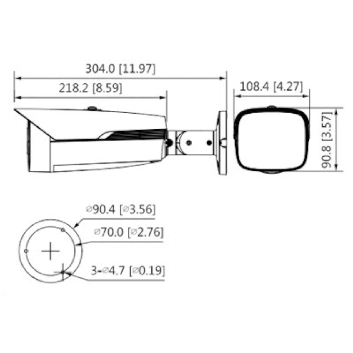 Cámara Bullet Full Color De 5 Mp Con Lente De 3.6 Mm DH-HAC-HFW1509MHN-A-LED-0360B-S2 - SILYMX