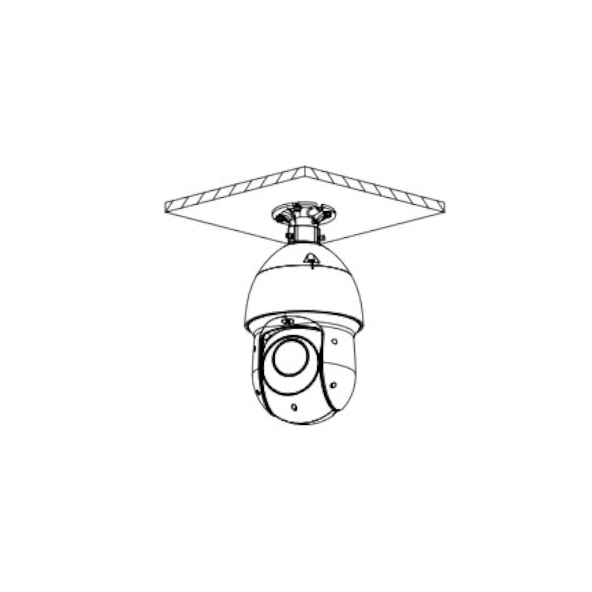 Cámara Dahua Wixsense Dh-sd49825gb-hnr Color Blanco DH-SD49825GB-HNR - SILYMX