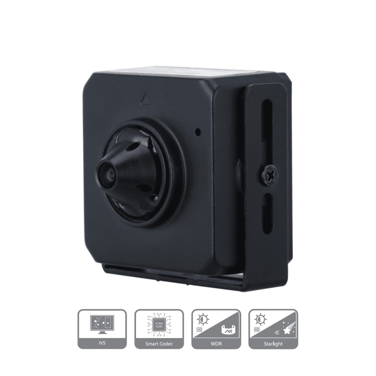 Camara IP Pinhole de 2 Megapixeles Lente de 2.8mm 96 Grados de Apertura Microfono Integrado H.265 1 E&S de Audio WDR Real de 120 dB Videoanaliticos con IVS DH-IPC-HUM4231S-L4 - SILYMX