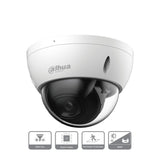 Camara IP Domo Antivandalica de 4 Megapixeles con WizSense, ángulo de visión 102°, IR de 30 m, SMD Plus, micrófono, PoE, ranura MicroSD, IP67, IK10, WDR 120 dB, H.265+. Ideal para seguridad DH-IPC-HDBW2441E-S - SILYMX