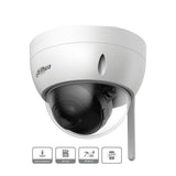 Camara IP Domo Wifi de 4 Megapixeles Lente de 2.8 mm 90 Grados de Apertura IR de 30 Metros Ranura para MicroSD IP67 Antivandálica Ik10 Detección de Humanos SMD Hasta 80 Metros de Alcance en Área Abierta DH-IPC-HDBW1430DE-SW - SILYMX