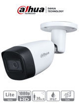 Cámaras Analógicas BalaDAHUADH-HAC-HFW1200CMN-A-0280B-S5Cámara Bullet HDCVI 2MP 1080p Lente 2.8mm Micrófono IR 30m IP67 Dahua DH - HAC - HFW1200CMN - A - 0280B - S5 - SILYMX