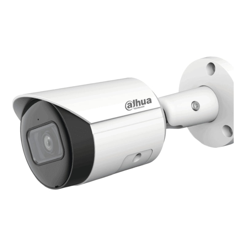 Camara IP Bullet de 2 Megapixeles Lente de 2.8 mm WizSense 107 Grados de Apertura IR de 30 Metros SMD Plus Microfono Integrado PoE Ranura para MicroSD IP67 WDR Real de 120 dB DH-IPC-HFW2241S-S - SILYMX
