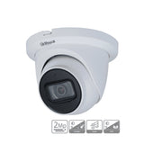Camara Domo 1080p Super Adapt Lente de 2.8mm 107 Grados de Apertura Microfono Integrado IR de 60 mts WDR Real de 130 dB IP67 Metal en Domo y Cubierta Instalación Rápida Soporta: CVI CVBS AHD TVI DH-HAC-HDW1231TMQN-A - SILYMX