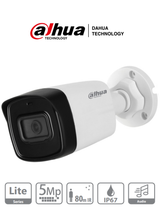 Cámara Bullet HDCVI 5MP Micrófono Integrado Lente 2.8mm IR 80m Starlight DAHUA DH-HAC-HFW1500TLN-A-0280B-S2 - SILYMX