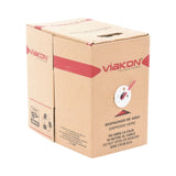 Bobina de alambre Viakon 2x16 AWG FPLR de color rojo sistemas de detección de incendio y de Evacuación de 305 metros 9493 - SILYMX