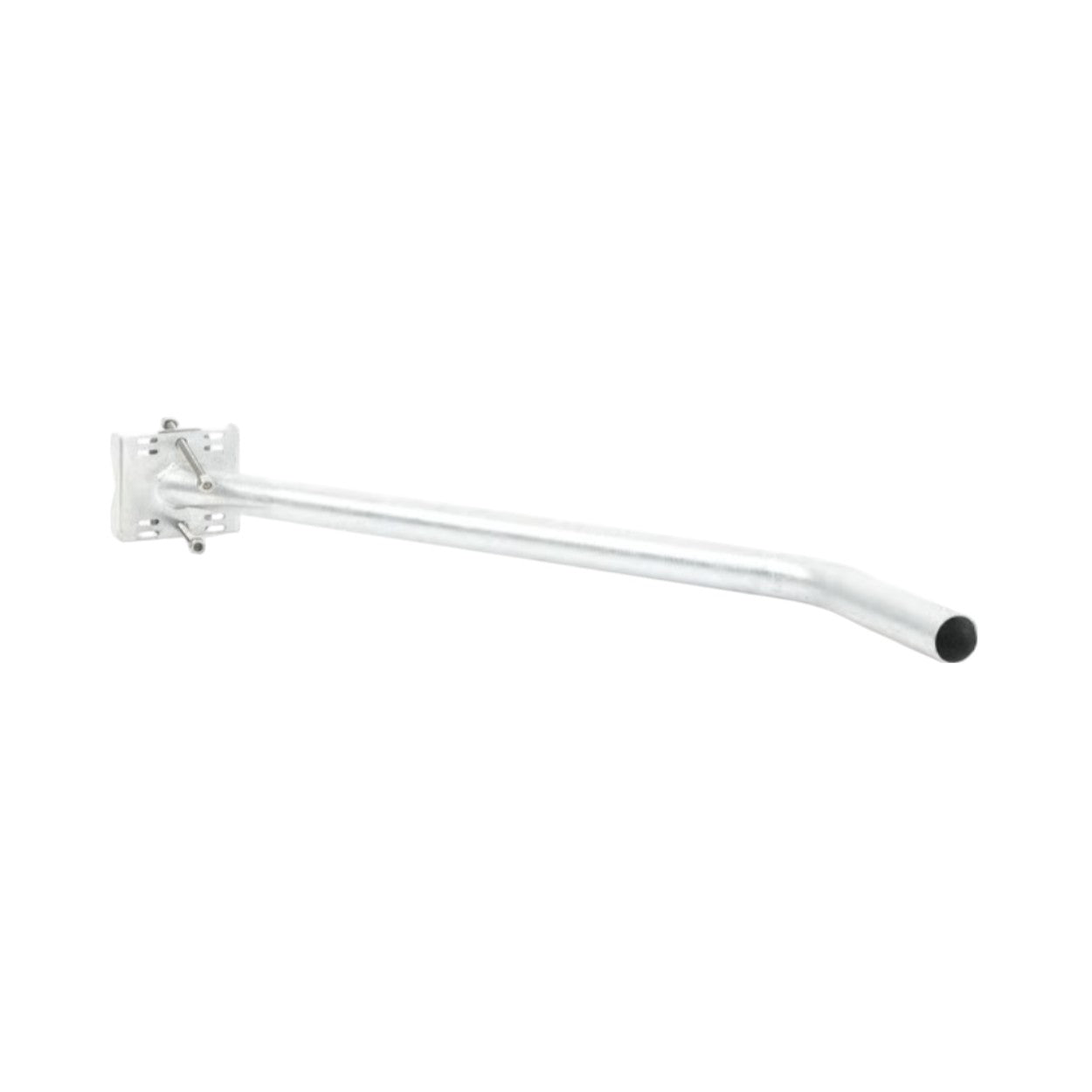 Brazo Galvanizado Para Luminaria 2" Diámetro Con Abrazadera Para Poste Hasta 3" Diámetro. S-BRA-LUM1 - SILYMX