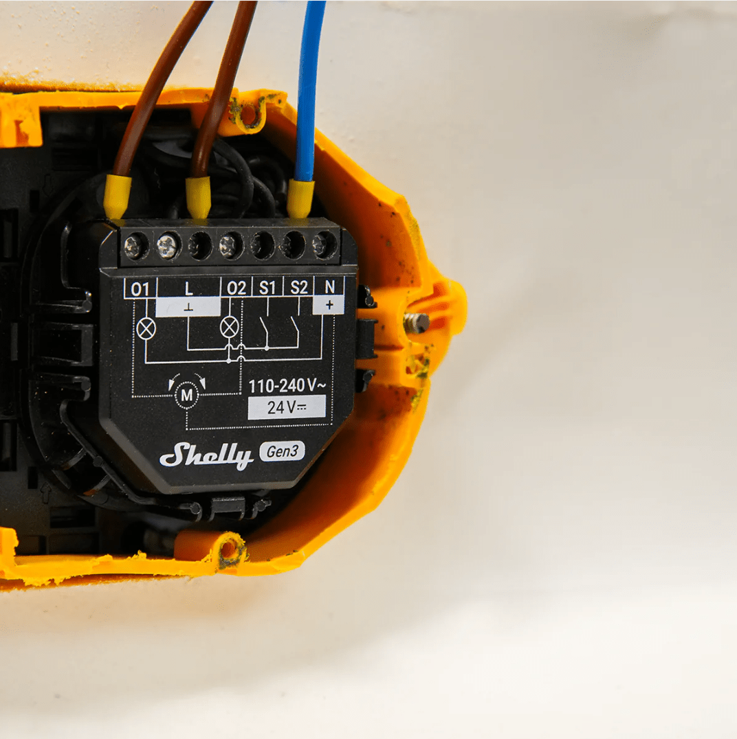 AutomatizaciónSHELLYSHELLY2PMGEN3Apagador Inteligente Wi - Fi de 2 Canales con Medición de Energía SHELLY SHELLY2PMGEN3 - SILYMX