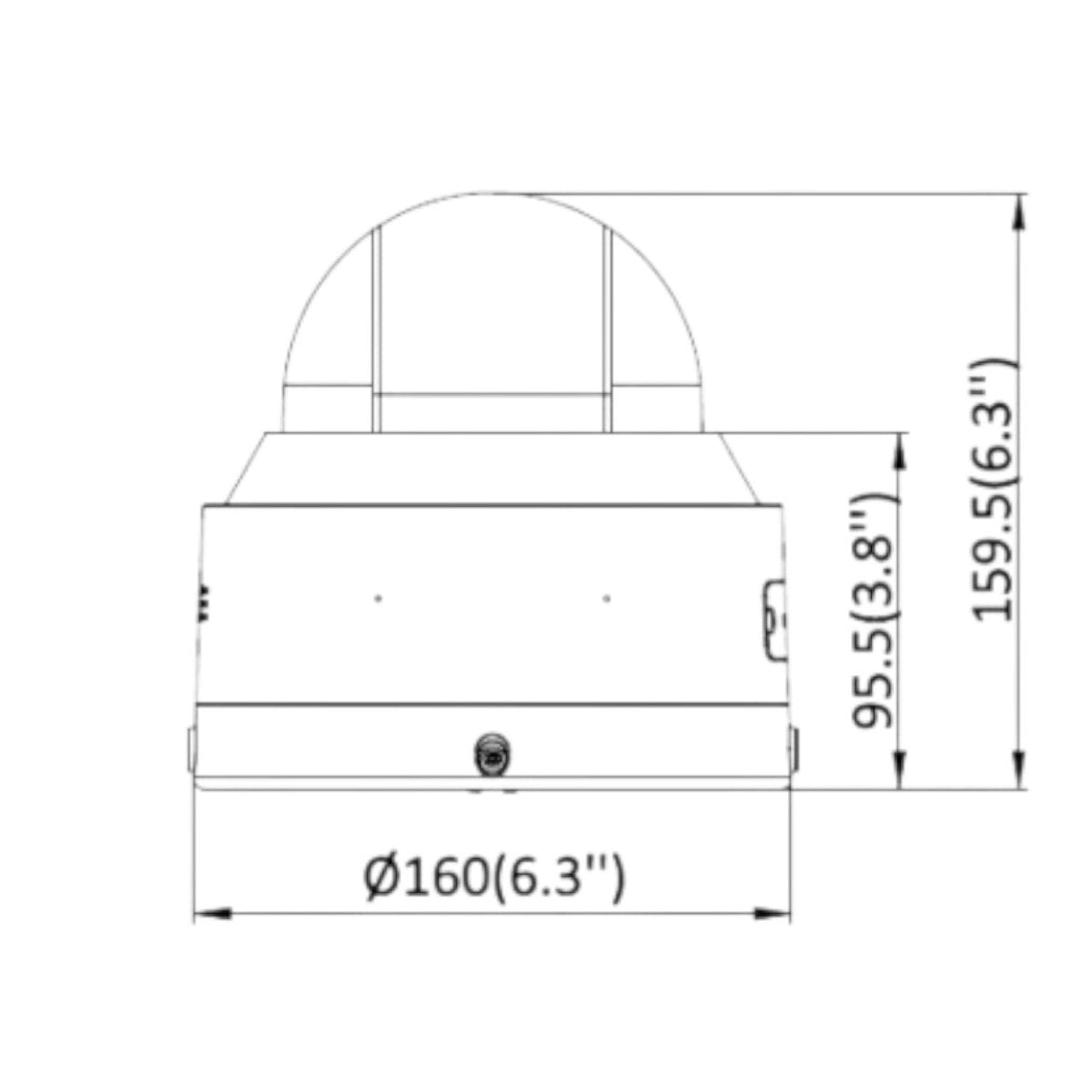 Cámara Domo Ip De 8mp Con Darkfighter Exterior Hikvision IDS-2CD7587G0-XZHS - SILYMX
