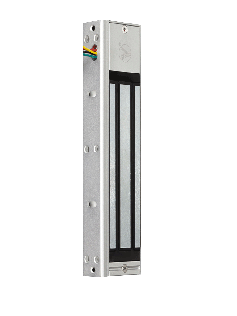 Cerradura Magnética con indicador led para Control de Acceso Fuerza de Sujeción 180 Kg o 350 LB Compatible con Soporte MBK180NZL Para puerta de madera vidrio o metal YM-180N(LED) - SILYMX