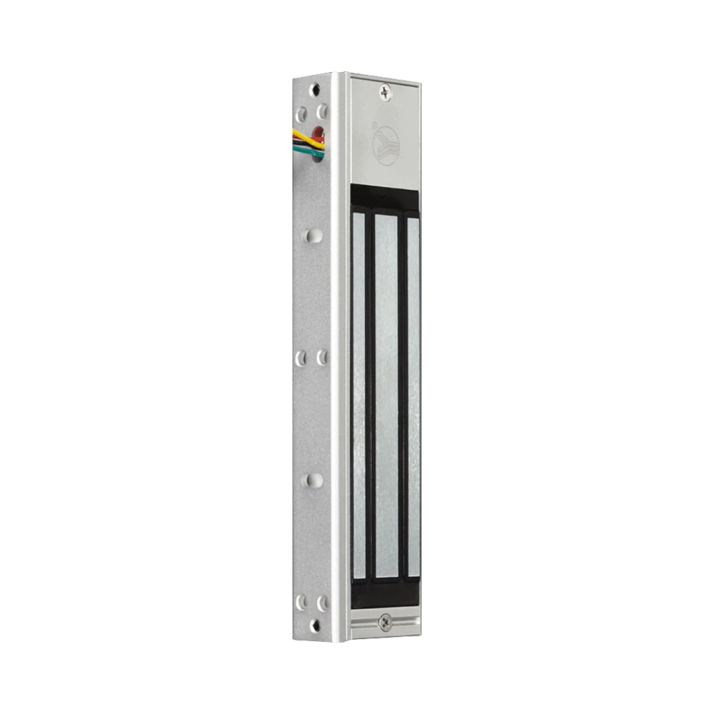 Cerradura Magnética con indicador led para Control de Acceso Fuerza de Sujeción 180 Kg o 350 LB Compatible con Soporte MBK180NZL Para puerta de madera vidrio o metal YM-180N(LED) - SILYMX