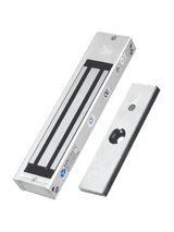 Cerradura Magnética con indicador led para Control de Acceso Fuerza de Sujeción 180 Kg o 350 LB Compatible con Soporte MBK180NZL Para puerta de madera vidrio o metal YM-180N(LED) - SILYMX