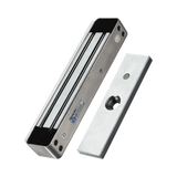 Cerradura Magnética para exterior IP68 con LED Fuerza de Sujeción 280Kg 600Lb Voltaje Dual 12v 24 VDC YL1 YM-280W(LED) - SILYMX