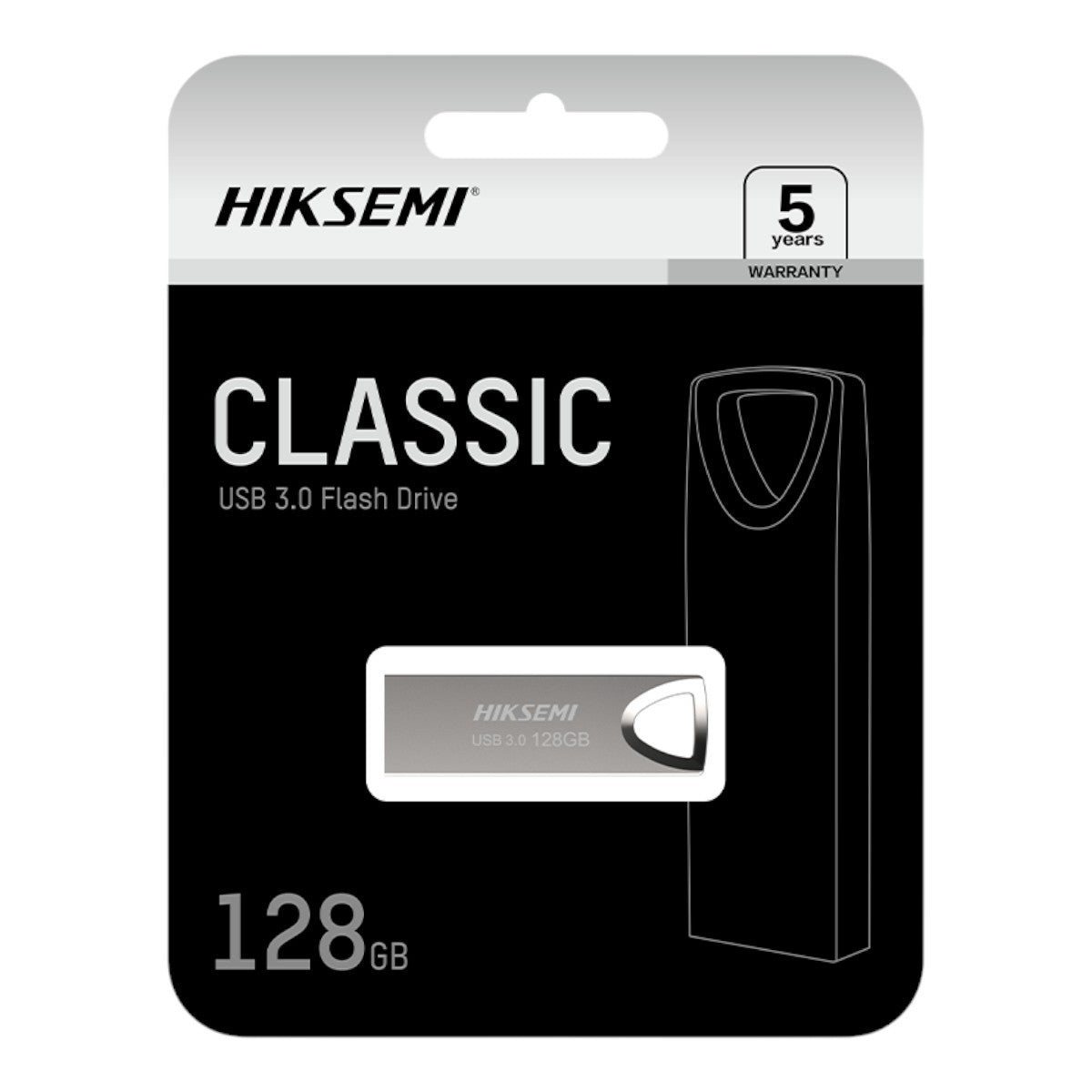 Memoria USB de 128 GB Versión 3.0 Metalica Compatible con Windows Mac y Linux HS-USB-M200/128G - SILYMX