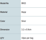 Bolsa De 10 Conectores Barril Bnc Hembra PSUBR03 - SILYMX