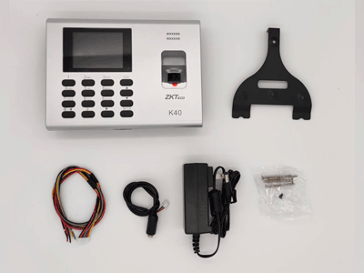Reloj Checador Control de Acceso y Asistencia Biométrico ZKTeco ZK-K40 ID 1000 Usuarios - SILYMX
