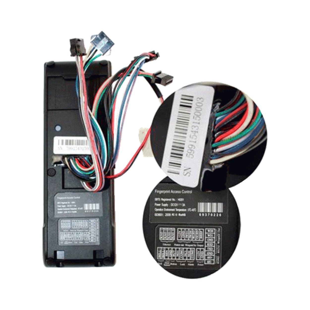 Control de Acceso Biométrico Exterior IP65 Huella + RFID + Clave | ZKTeco TF1700 - SILYMX