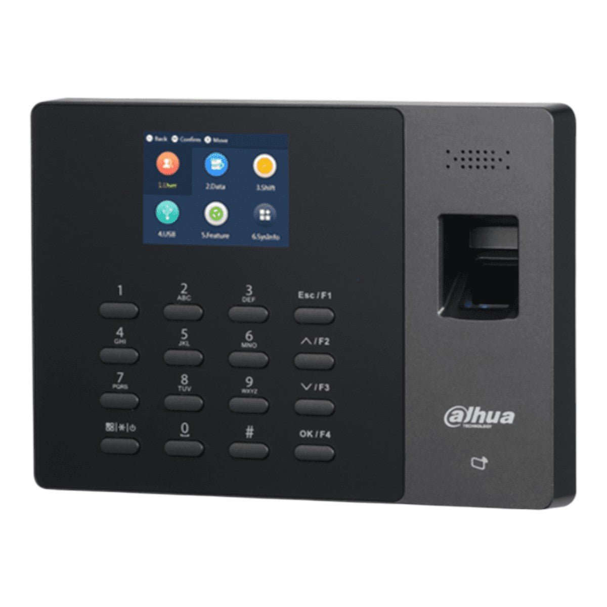 Control de Asistencia StandAlone con Batería Incluida 1000 Usuarios Passwords y Tarjetas Mifare IC Card 2,000 Huellas 100000 Registros 24 Periodos de Asistencia y 20 Departamentos Comunicación TCPIP Puerto USB DHI-ASA1222G - SILYMX
