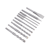 Juego con 10 piezas de brocas y cinceles SDS PLUS D-45820 - SILYMX